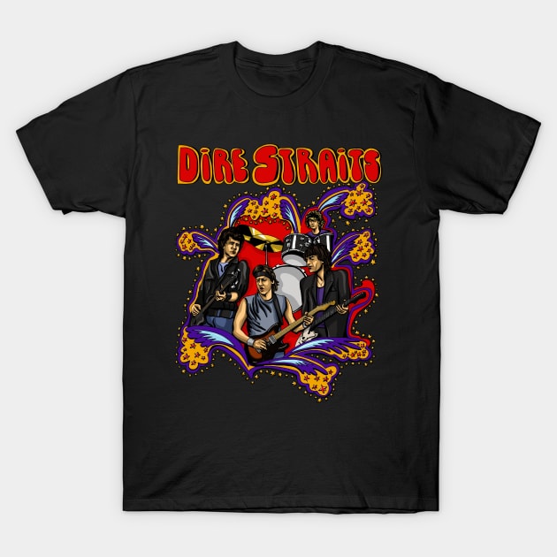 Dire Straits T-Shirt by HelenaCooper